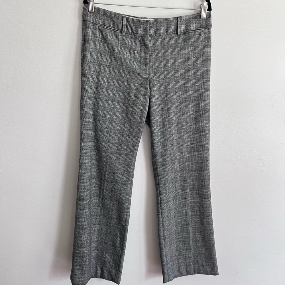 Loft Plaid Houndstooth Marisa Trouser